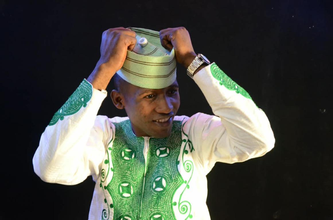 Omoniyi Ayedun in traditional Nigerian attire